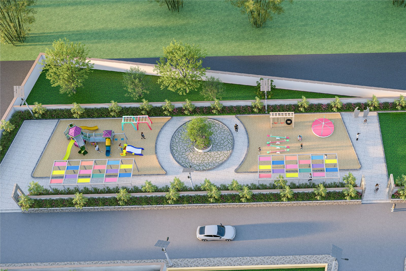 Brindavanam green spaces, Pathapadu